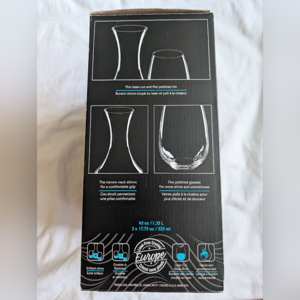 BNIB Trudeau Wave Water Set - Picture 2 of 3